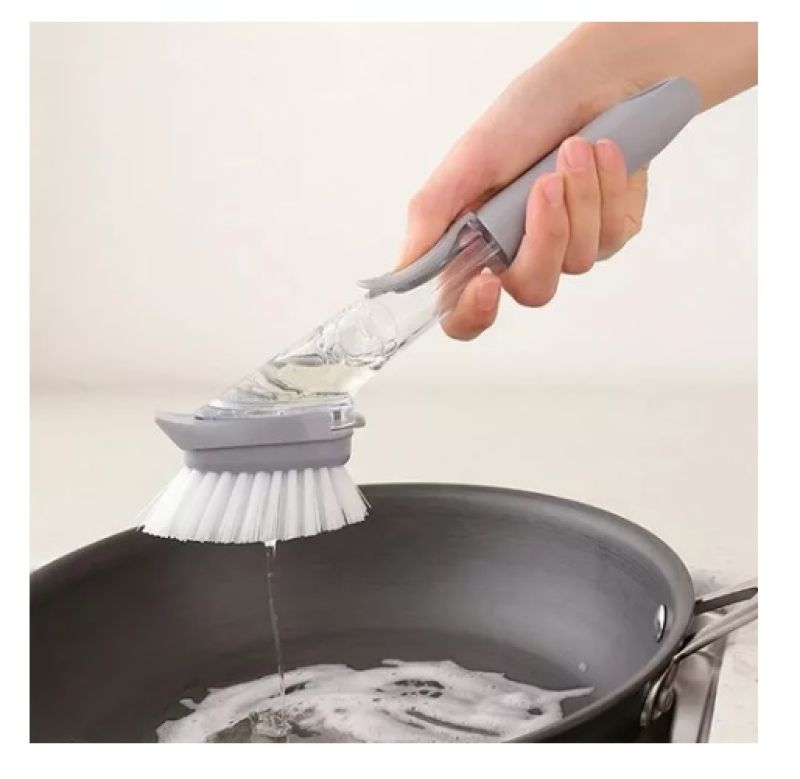 Comprar Cepillo Lavaplatos Con Dispensador Jabon en Electroshopy